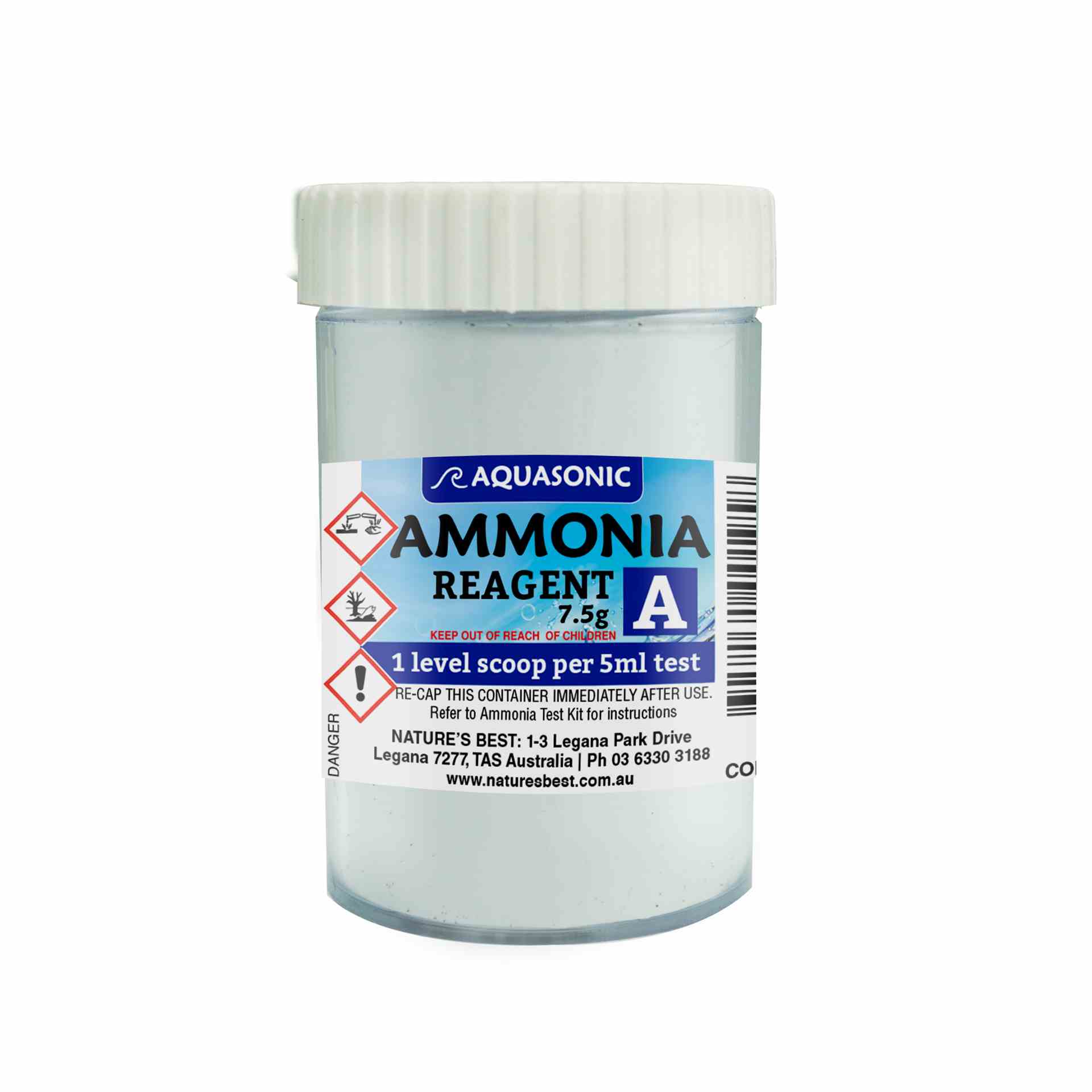 Ammonia 7.5gm - Reagent A (20cm)