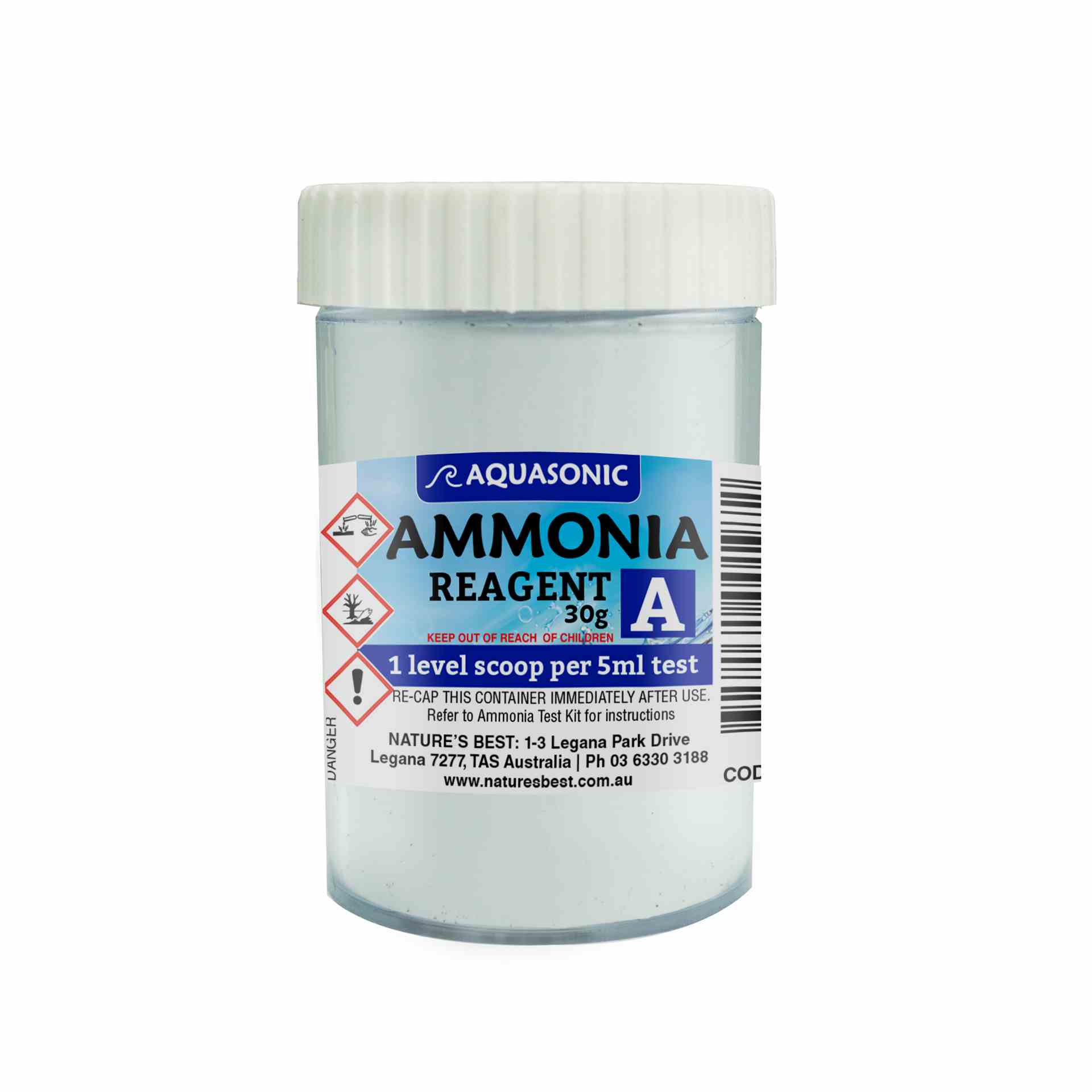 Ammonia 30gm - Reagent A (22cm)