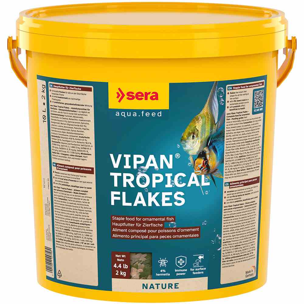 Sera Vipan Tropical Flakes 10l (2kg) (4cm)