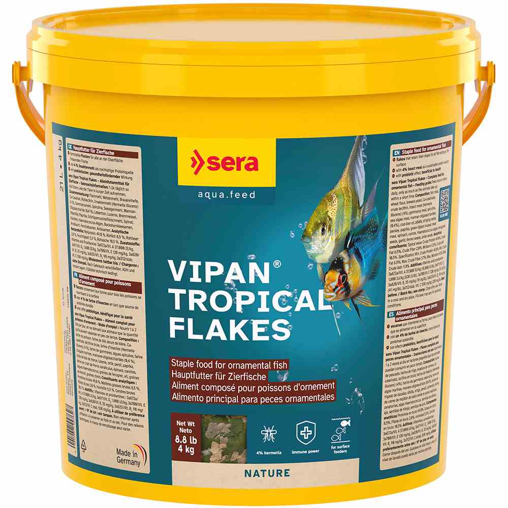 Sera Vipan Tropical Flakes 21l (4kg) (5cm)