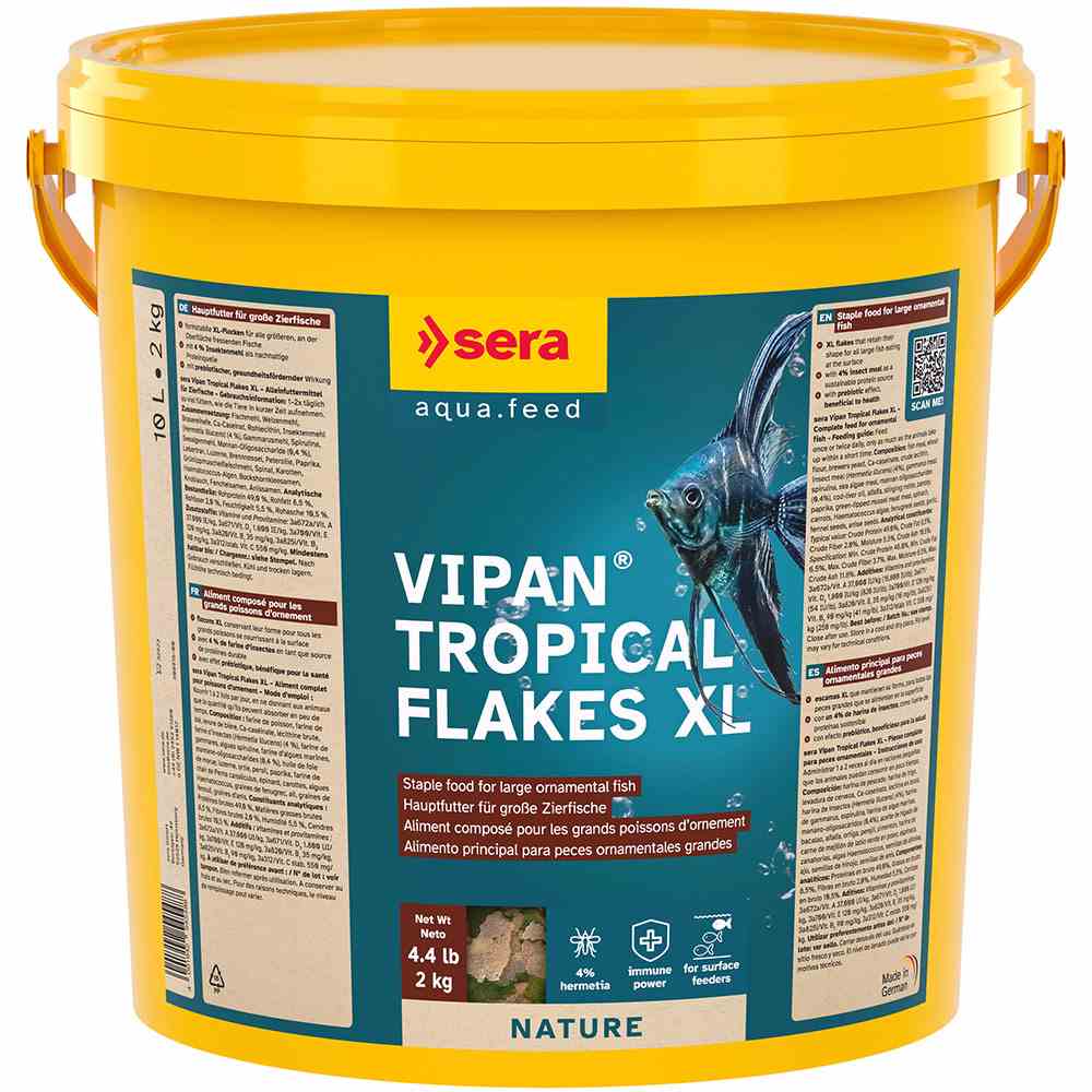 Sera Vipan Tropical Flakes Xl 10l (2kg) (2cm)