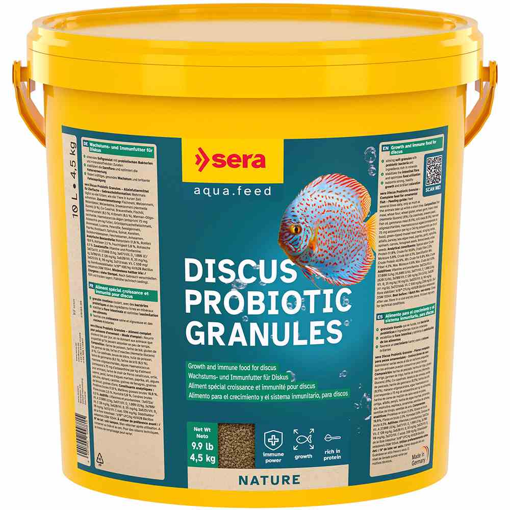 Sera Discus Probiotic Granules 10l (4.5kg) (4cm)
