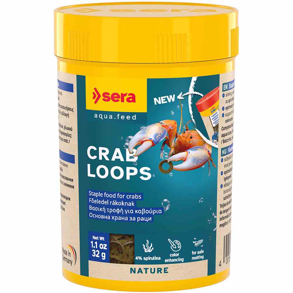 Sera Crab Loops 100ml (32g) (5cm)